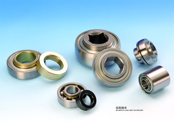 Chrome Steel Agricultural Bearings With Cast Iron Housing And Round Bore
